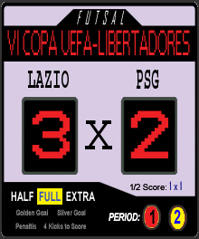 Lazio 3x2 PSG