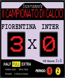 Fiorentina 3x0 Internazionale