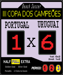 Portugal 1x6 Uruguai