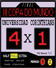 Universidad de Chile 4x1 Corinthians