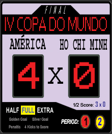 América 4x0 Ho Chi Minh