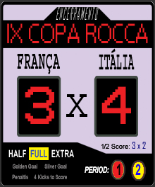 França 3x4 Itália