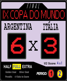 Argentina 6x3 It&aacute;lia