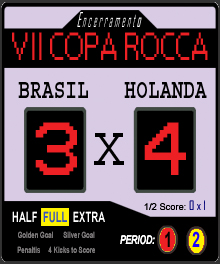 Brasil 3x4 Holanda
